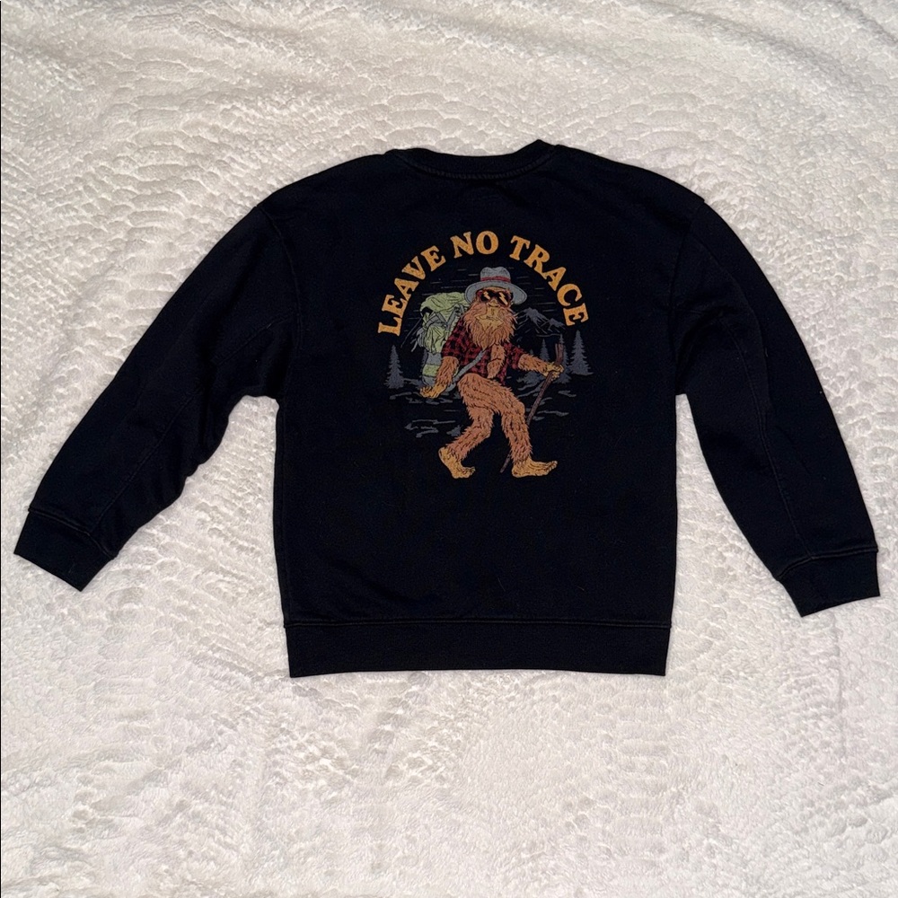 Cat & Jack Leave No Trace Graphic Sweatshirt - Black